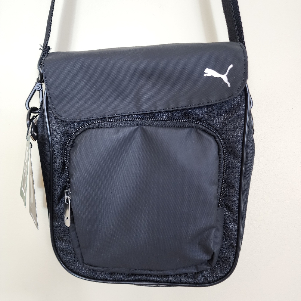 NWT Puma Journey Black Crossbody Bag Unisex Sports bag